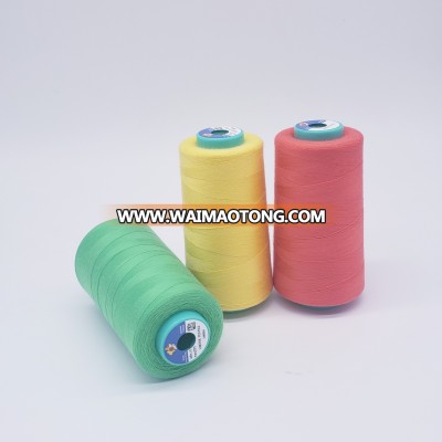 100% 45S/2  poly poly core spun polyester sewing thread